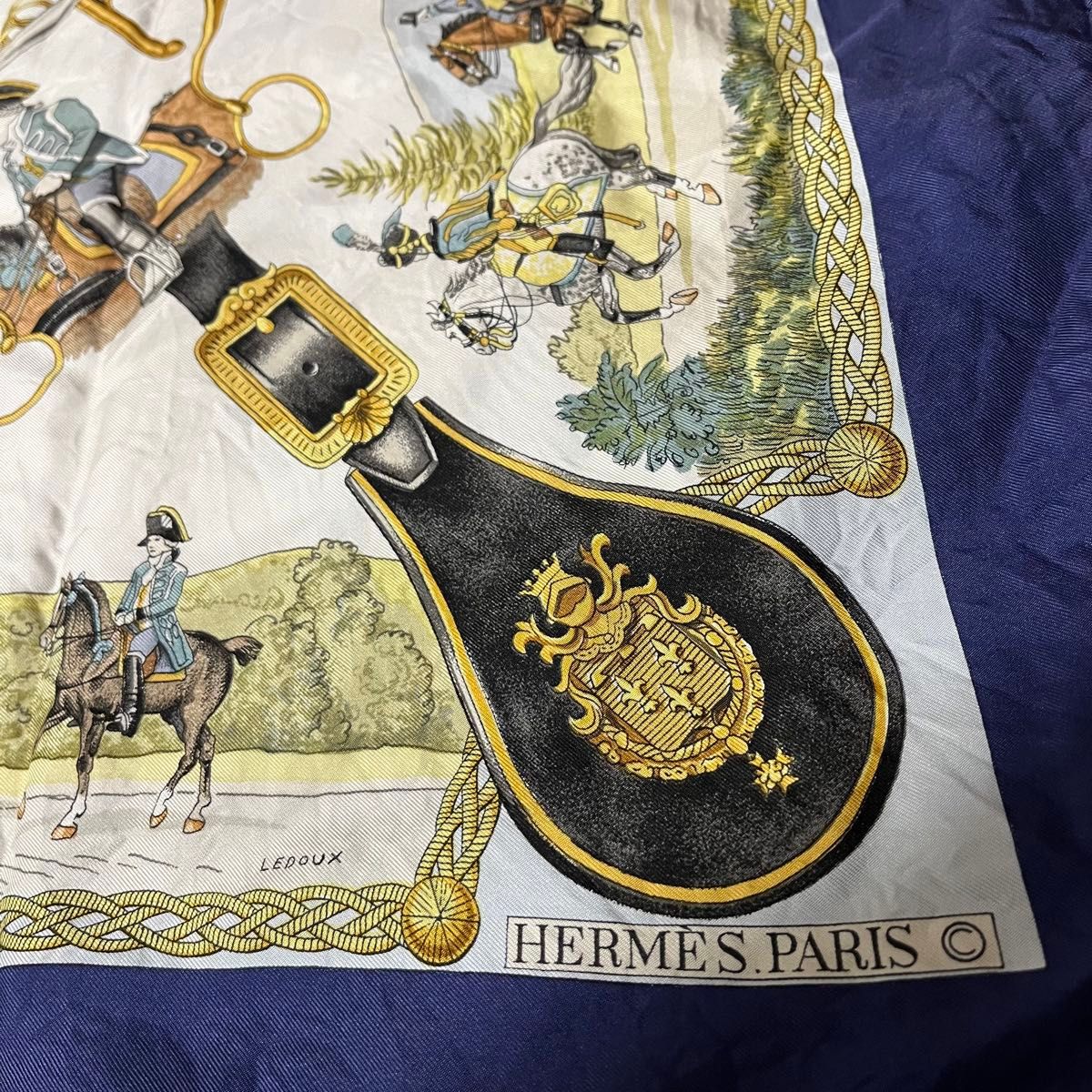 エルメス HERMES カレ90『GRANDS ATTELAGES』大判 シルク エルメス HERMES カレ90『GRANDS ATTELAGES』大判 シルク