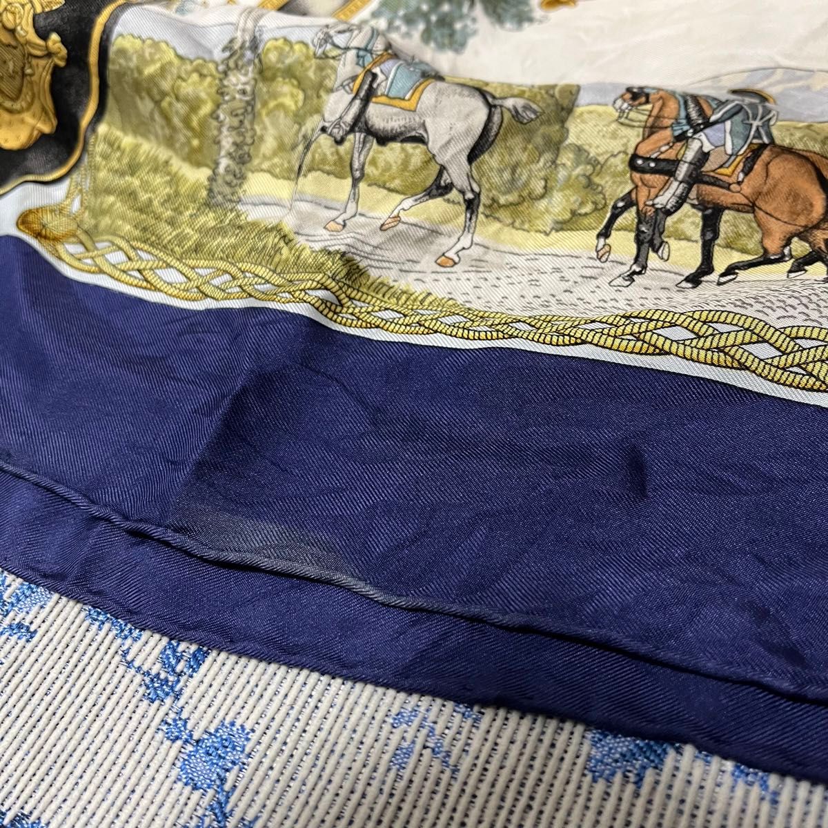 エルメス HERMES カレ90『GRANDS ATTELAGES』大判 シルク エルメス HERMES カレ90『GRANDS ATTELAGES』大判 シルク