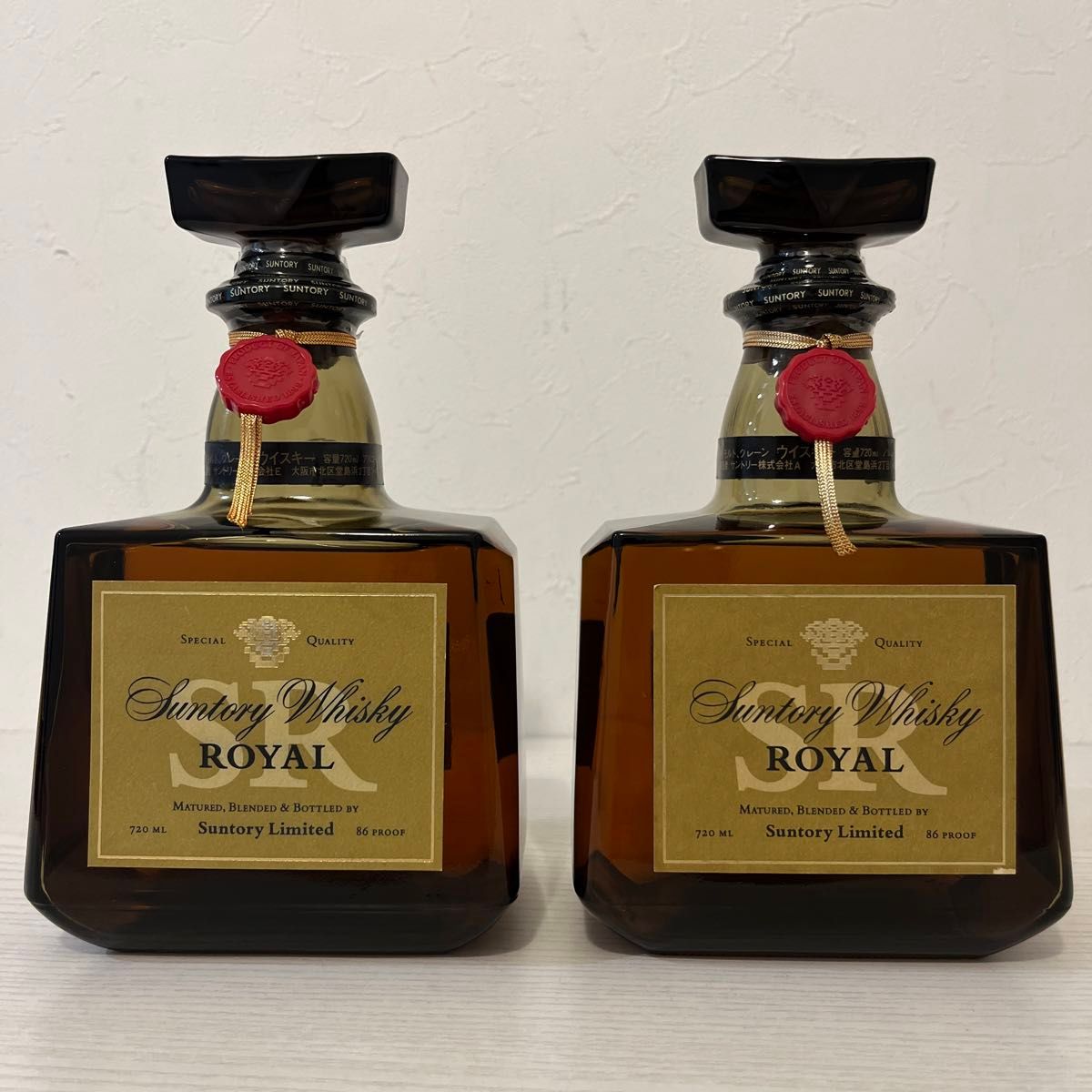 サントリー ローヤル 旧ボトル 2本 新品未開封 古酒 山崎 白州 サントリー ローヤル 旧ボトル 2本 新品未開封 古酒 山崎 白州