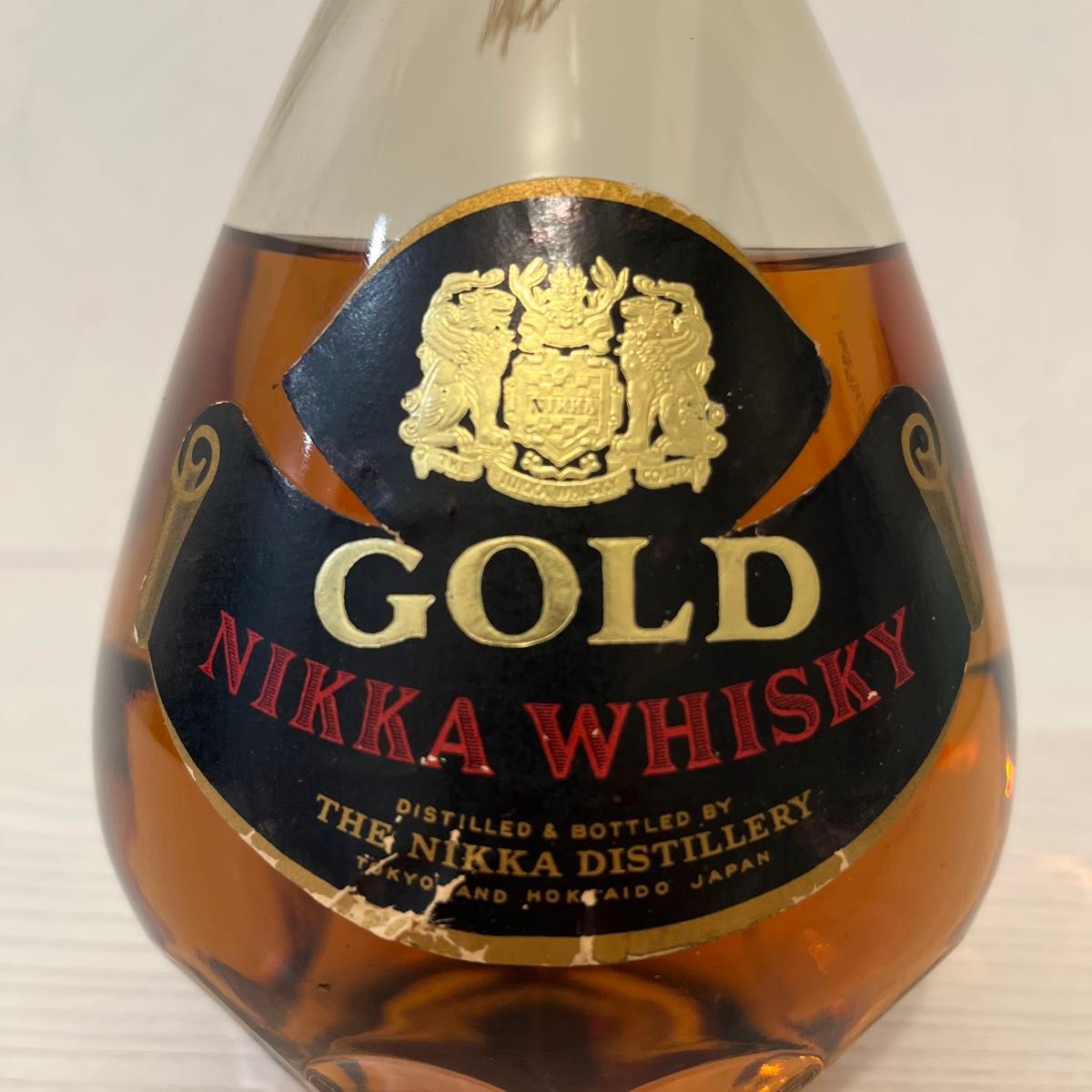 1950年代 ゴールドニッカ 箱付き 特級 カガミクリスタル製 古酒 1950年代 ゴールドニッカ 箱付き 特級 カガミクリスタル製 古酒