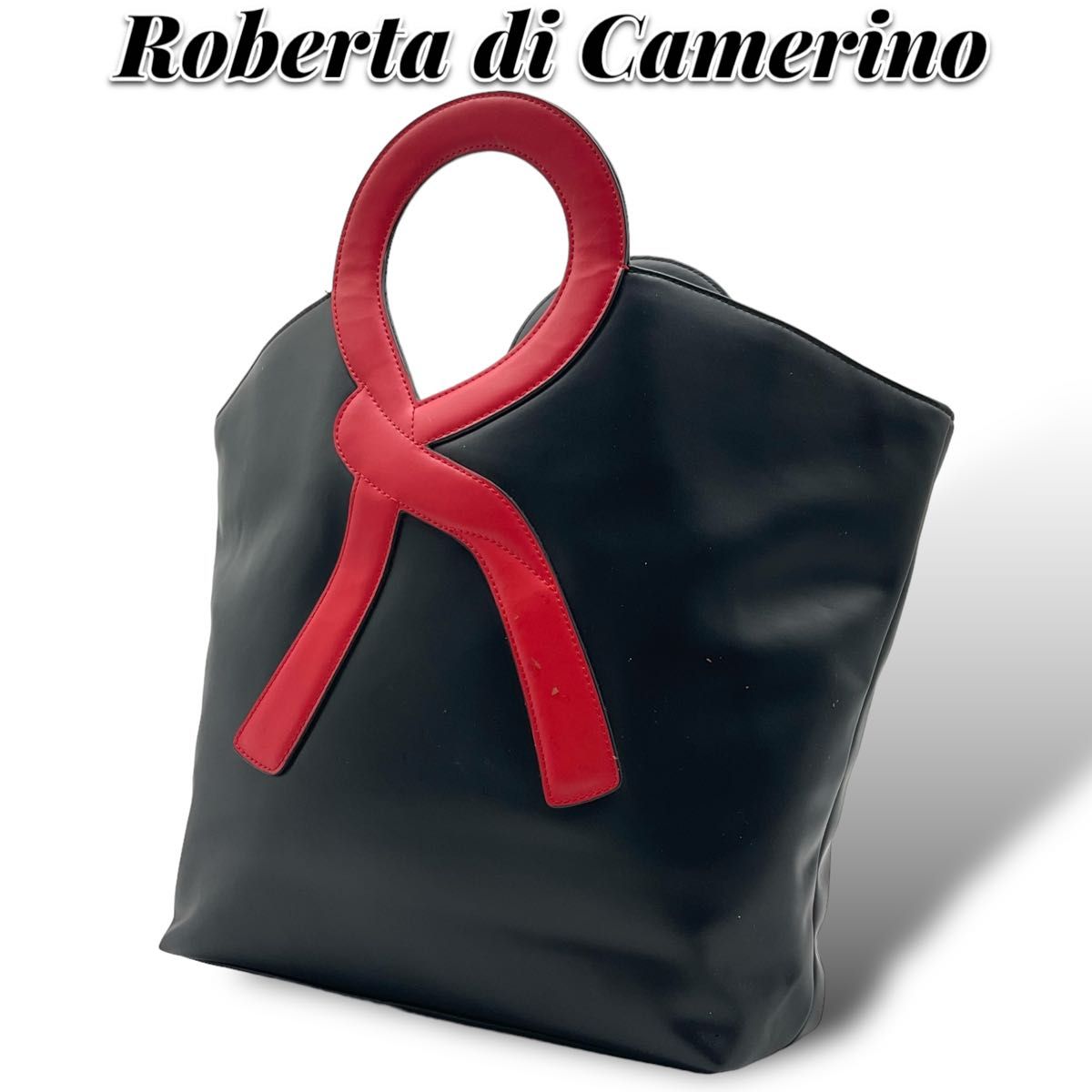 1円 Roberta di Camerino ロベルタ ディ カメリーノ モケット がま口 ワンハンドル ハンドバッグ ネイビー系×マルチカラー AS5356 1円 Roberta di Camerino ロベルタ ディ カメリーノ カラベラ モケット