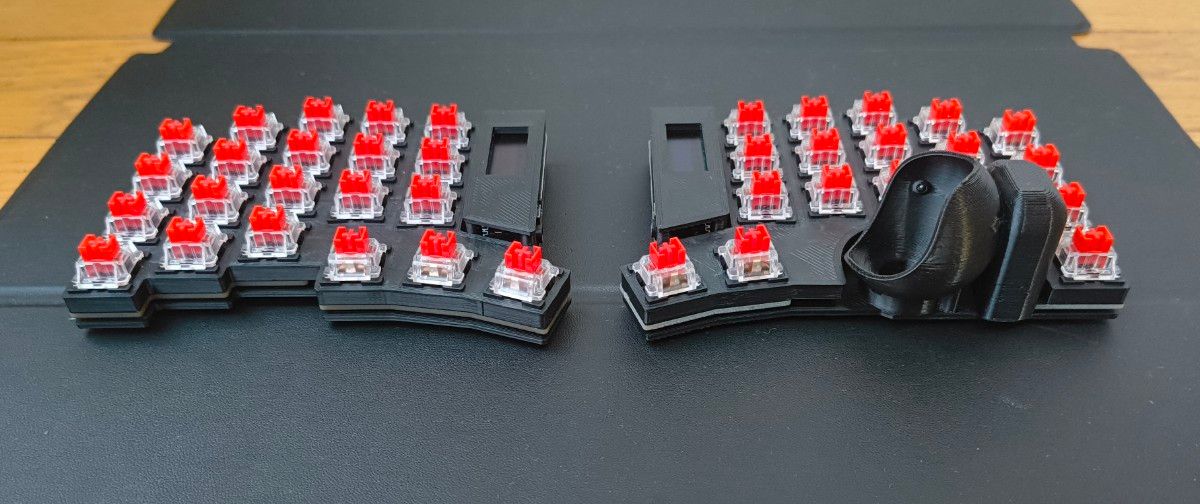 トラックボール付き 分割メカニカルキーボード Keyball39 黒 XDA トラックボール付き 分割メカニカルキーボード Keyball39 黒 XDA