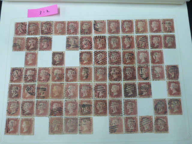 19 B35 England stamp 1864 year SC#33 red pe knee 1P Rico ns traction PLATE121. restoration 240 sheets. inside 210 kind ( sheets ) [SC appraisal $2,415]