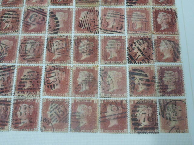 19 B35 England stamp 1864 year SC#33 red pe knee 1P Rico ns traction PLATE121. restoration 240 sheets. inside 210 kind ( sheets ) [SC appraisal $2,415]