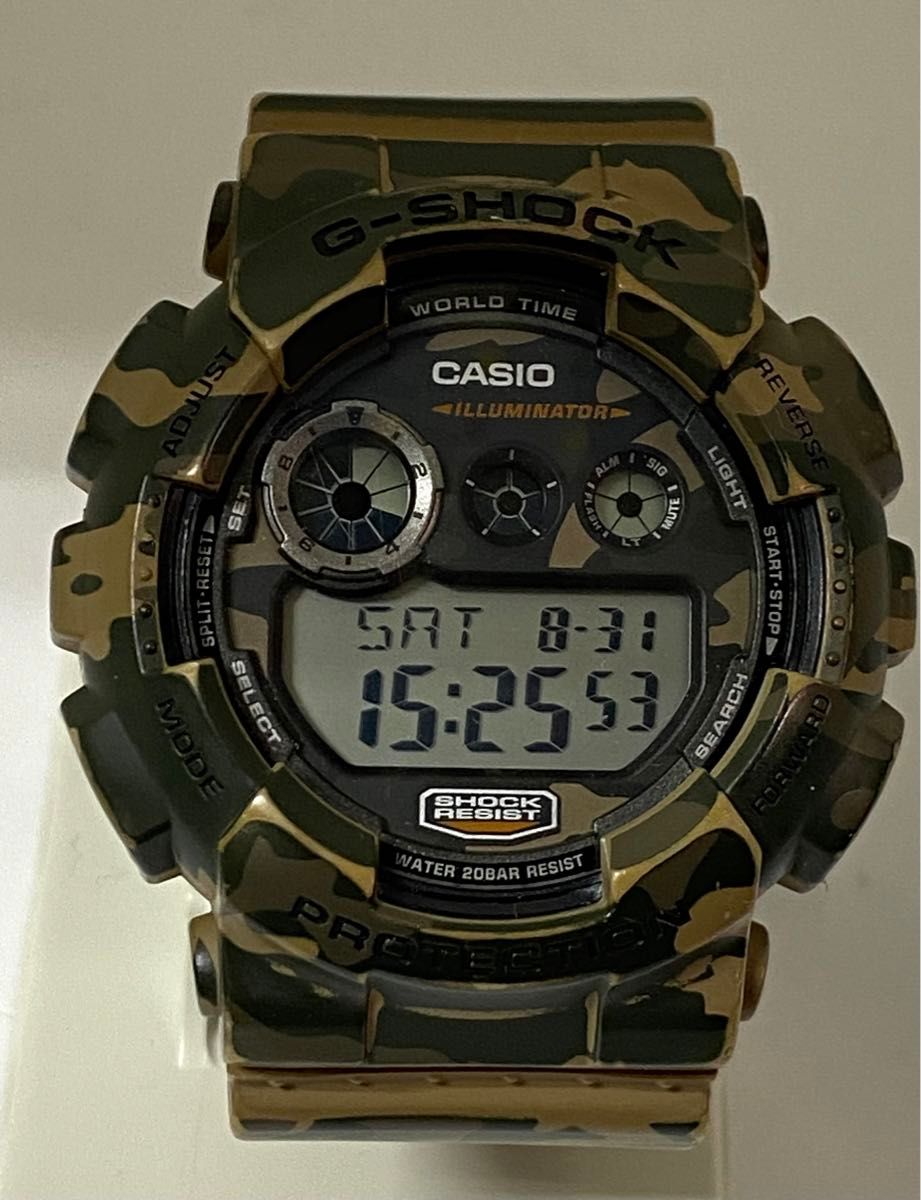 お買得品迷彩柄美品 CASIO・G-SHOCK・GDー120CMー5・カシオ・G お買得品迷彩柄美品 CASIO・G-SHOCK・GDー120CMー5・カシオ・G