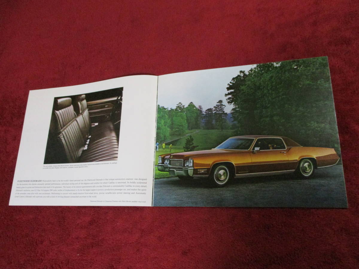 * GM CADILLAC 1970 Showa era 45 catalog envelope attaching *