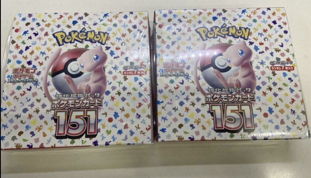 ポケモンカード 151 1box 未開封シュリンク付き ポケモンカード 151 1box 未開封シュリンク付き