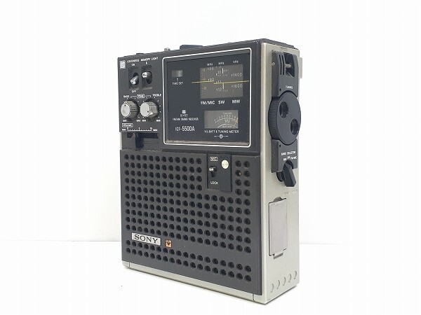 G287-N37-1722 SONY ソニー ICF-5500A スカイセンサー トランジスタラジオ 3バンドラジオ 現状品3