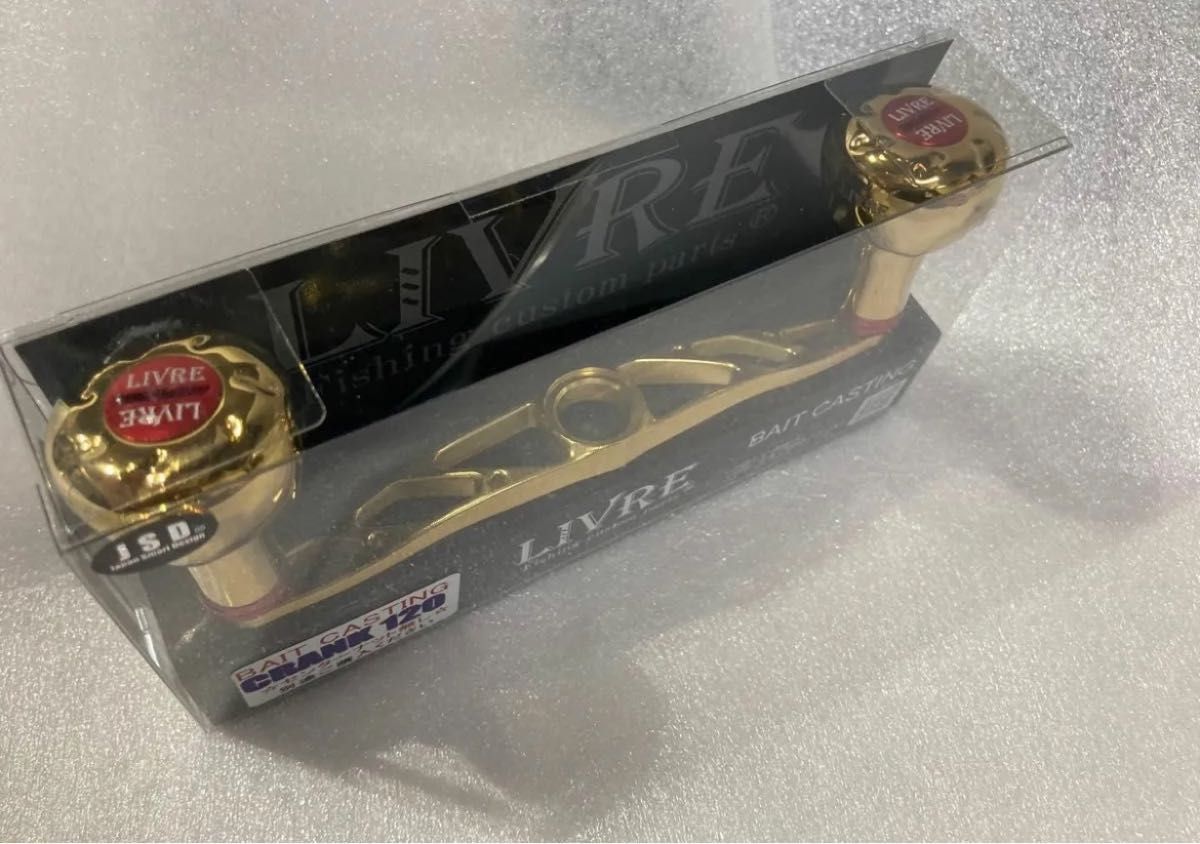 LIVRE Limited EF30 リブレ クランク 120 ゴールド×レッド 限定 LIVRE Limited EF30 リブレ クランク 120 ゴールド×レッド 限定