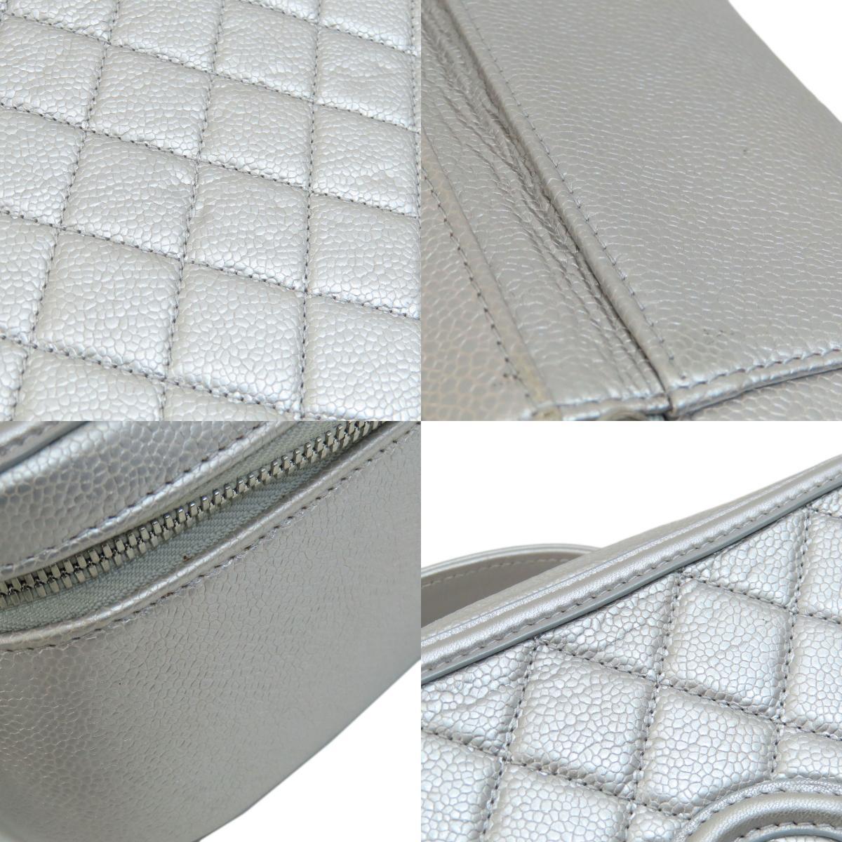 CHANEL シャネル CCフィリグリー バニティバッグ シルバー金具 CHANEL シャネル CCフィリグリー バニティバッグ シルバー金具