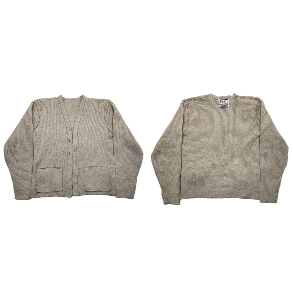 モヘア65% 60s Brentwood ヴィンテージ カーディガン 毛足長 美 モヘア65% 60s Brentwood ヴィンテージ カーディガン 毛足長 美
