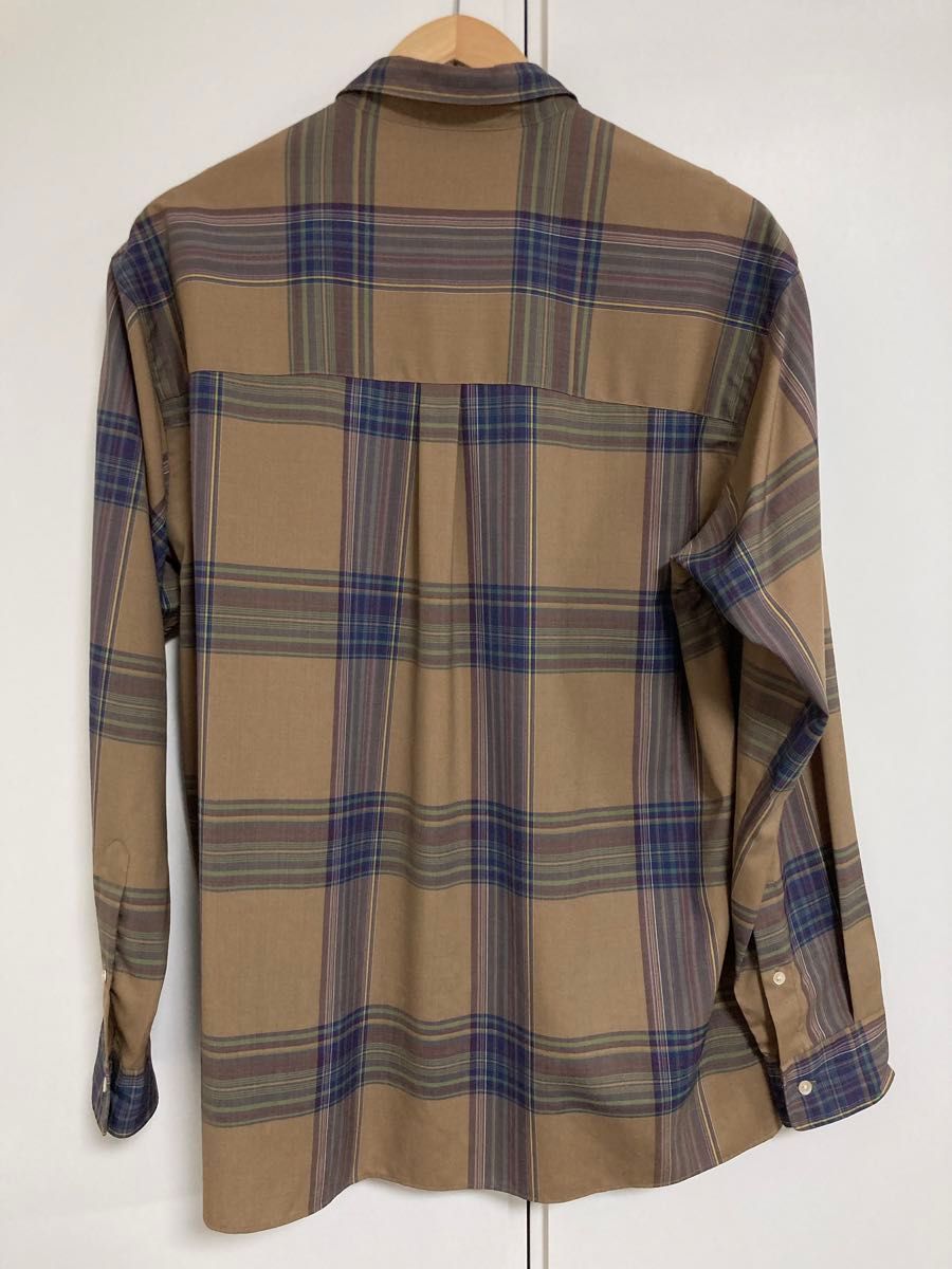 AURALEE(オーラリー)のSUPER LIGHT WOOL CHECK SHIRTS 長袖 AURALEE(オーラリー)のSUPER LIGHT WOOL CHECK SHIRTS 長袖