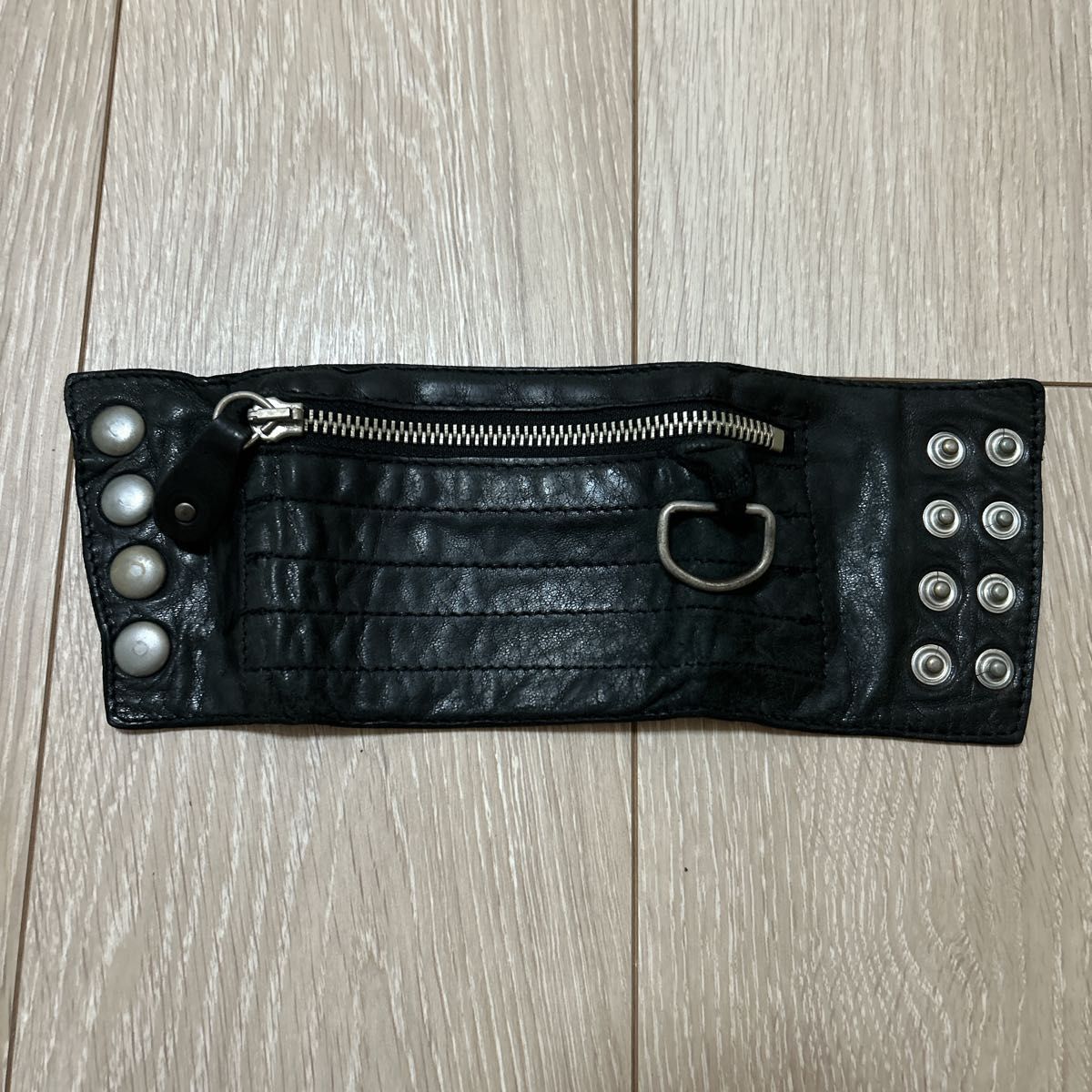 MAISON MARTIN MARGIELA ⑪ レザー ブレスレット 14AW archive MAISON MARTIN MARGIELA ⑪ レザー ブレスレット 14AW archive