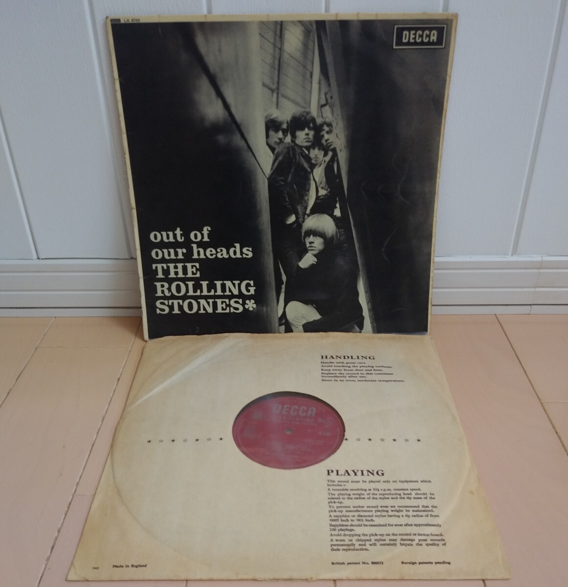 【UK盤 OpenDECCA MONO】Rolling Stones(ローリングストーンズ)/out of our heads