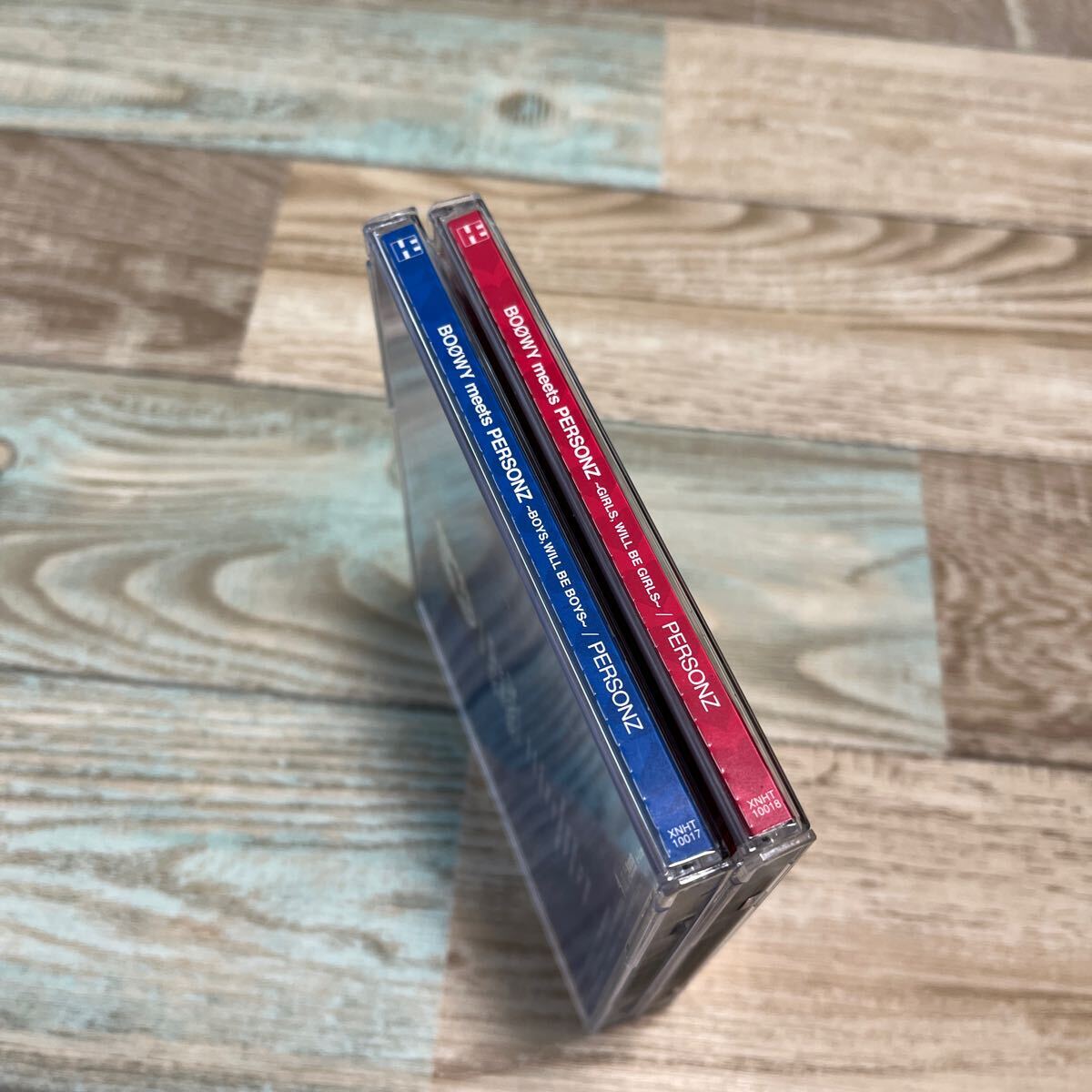 送料無料 希少CD 帯有美品 BOOWY meets PERSONZ 赤青2枚セット 送料無料 希少CD 帯有美品 BOOWY meets PERSONZ 赤青2枚セット
