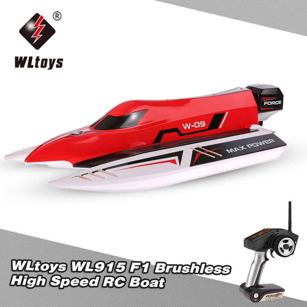 人気を誇る WLtoys 〇送料無料 WL915 AT1600【a1507】 H高速RCレーシングボート / 2CHブラシレス45KM 2.4Ghz 船、ボート