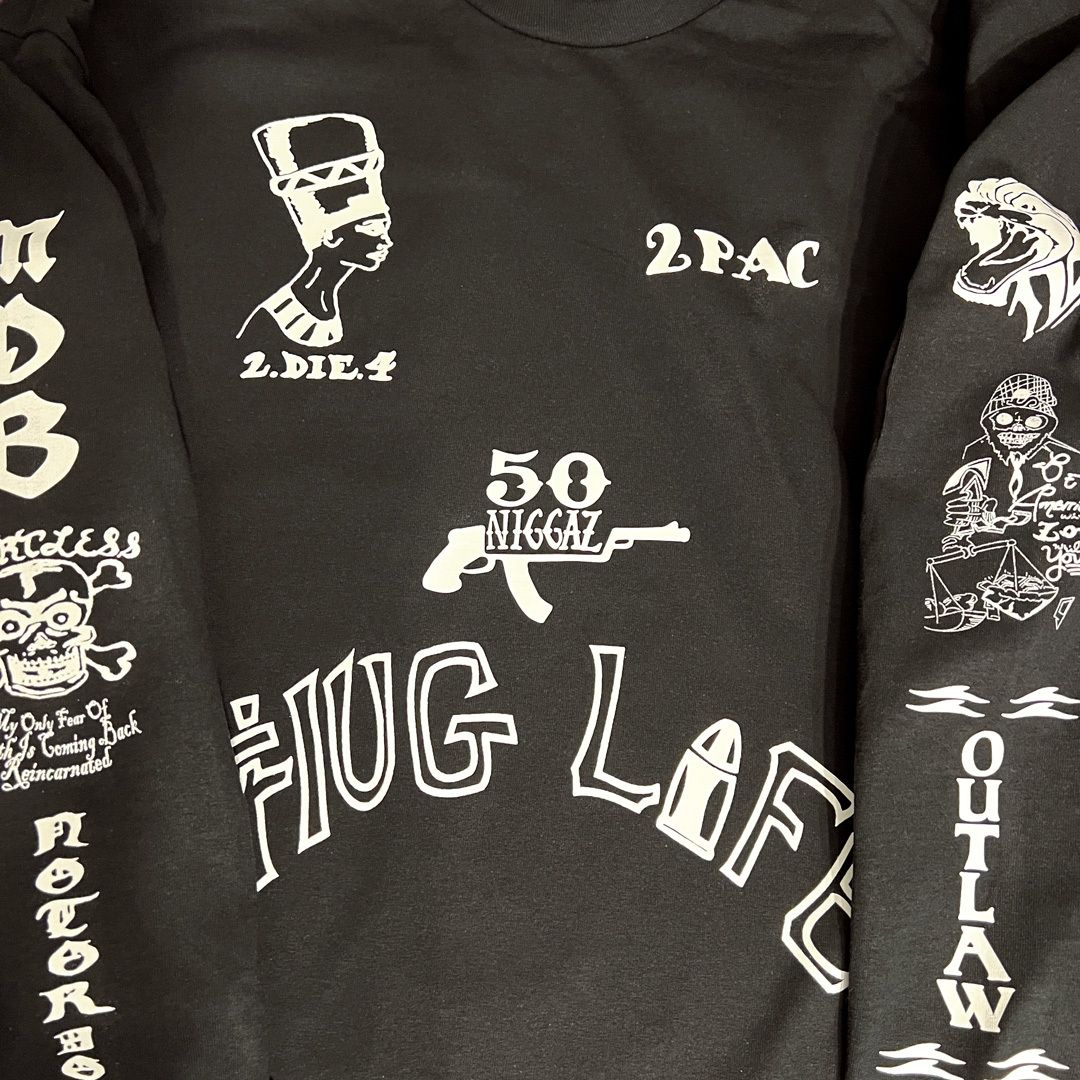 XL 黒 ロンT 2PAC タトゥー tattoo 刺青 RAP トゥーパック XL 黒 ロンT 2PAC タトゥー tattoo 刺青 RAP トゥーパック