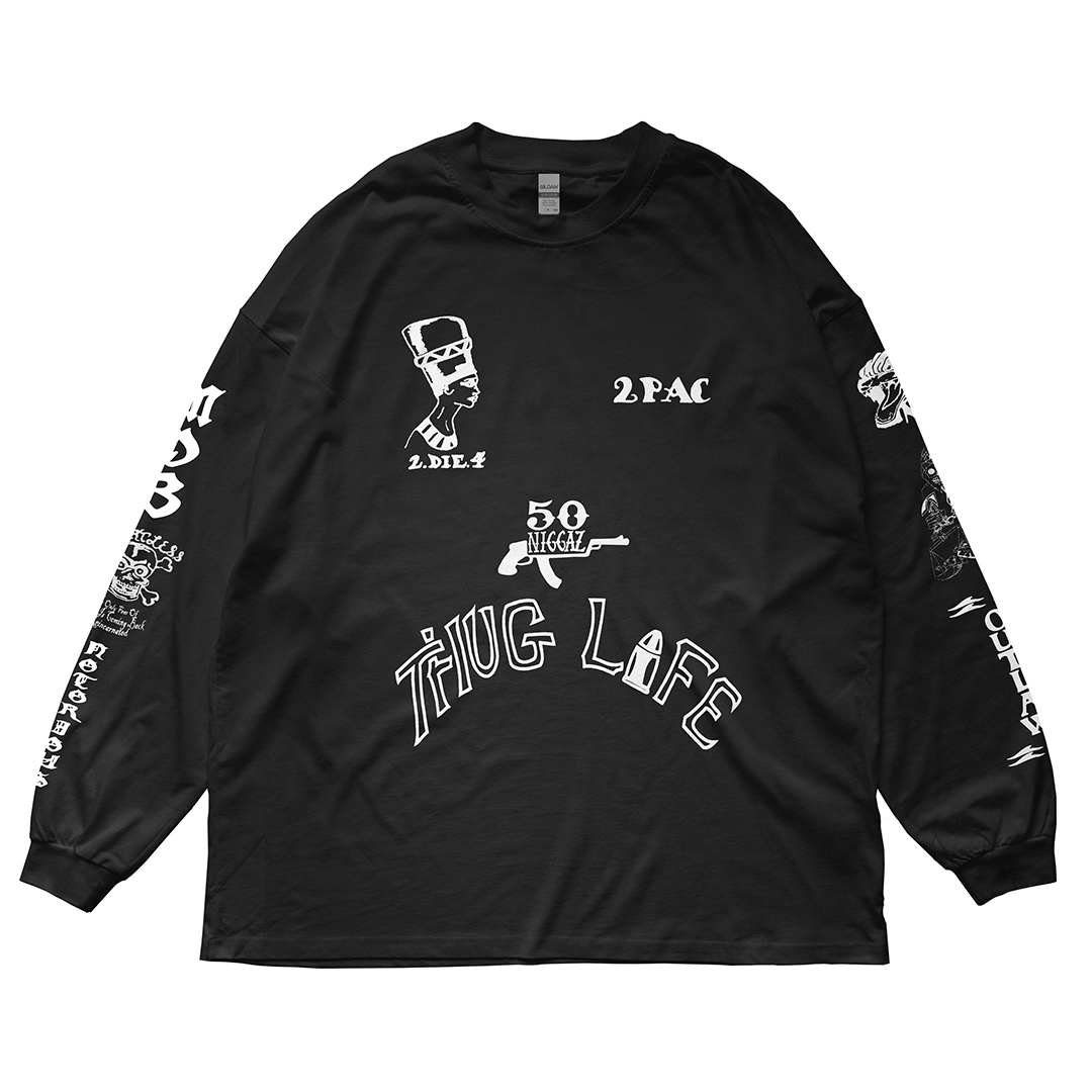XL 黒 ロンT 2PAC タトゥー tattoo 刺青 RAP トゥーパック XL 黒 ロンT 2PAC タトゥー tattoo 刺青 RAP トゥーパック