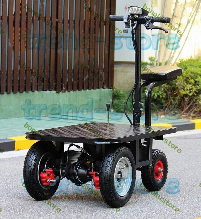 電動運搬台車 最大積載荷重1000kg 付き電動フラットトラック 電動運搬台車 最大積載荷重1000kg 付き電動フラットトラック