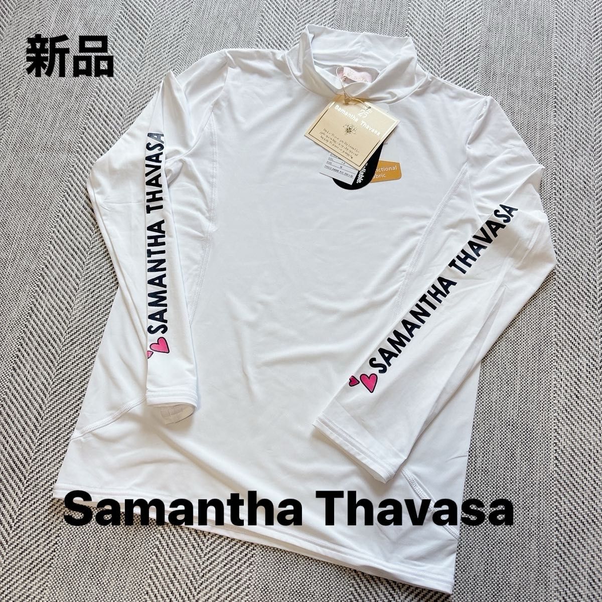 新品未使用　サマンサタバサUNDER25 UV長袖Tシャツ　ホワイト　Mサイズ 新品未使用サマンサタバサUNDER25 UV長袖TシャツホワイトMサイズ