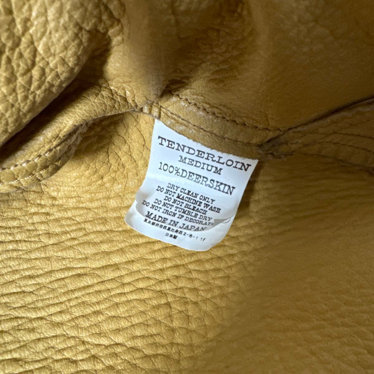 テンダーロイン T-DEERSKIN JKT ディアスキンジャケット|Yahoo テンダーロイン T-DEERSKIN JKT ディアスキンジャケット|Yahoo