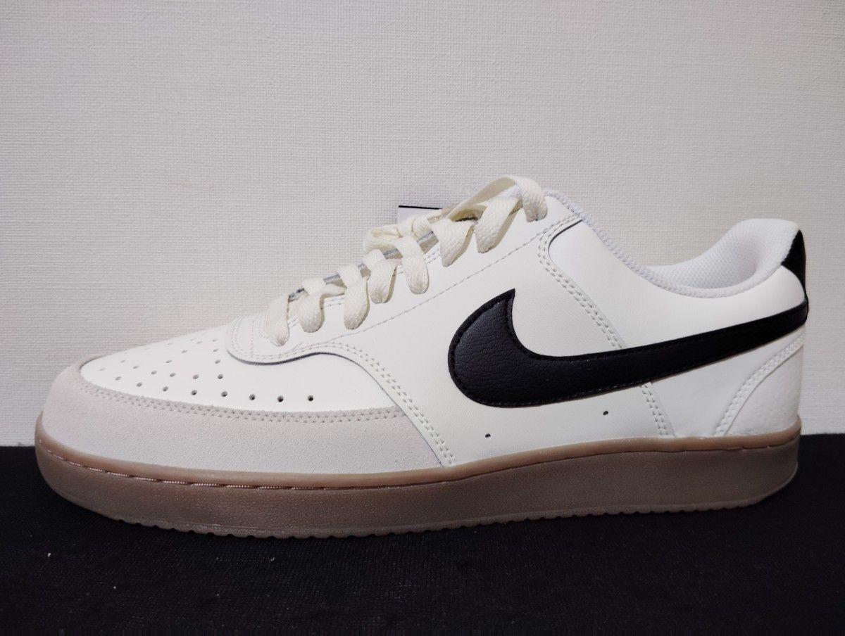 新品29cmNIKEナイキコートビジョンメンズホワイトブラック白黒 新品29cmNIKEナイキコートビジョンメンズホワイトブラック白黒
