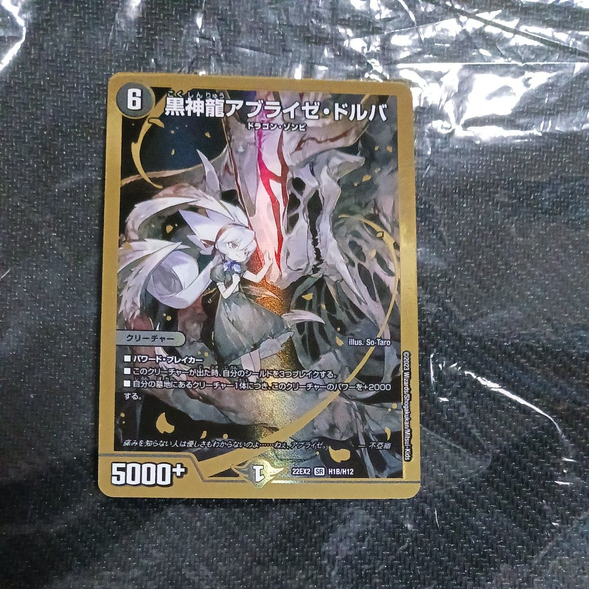 デュエルマスターズ 黒神龍 アブライゼドルバ ヒーローレア デュエルマスターズ 黒神龍 アブライゼドルバ ヒーローレア