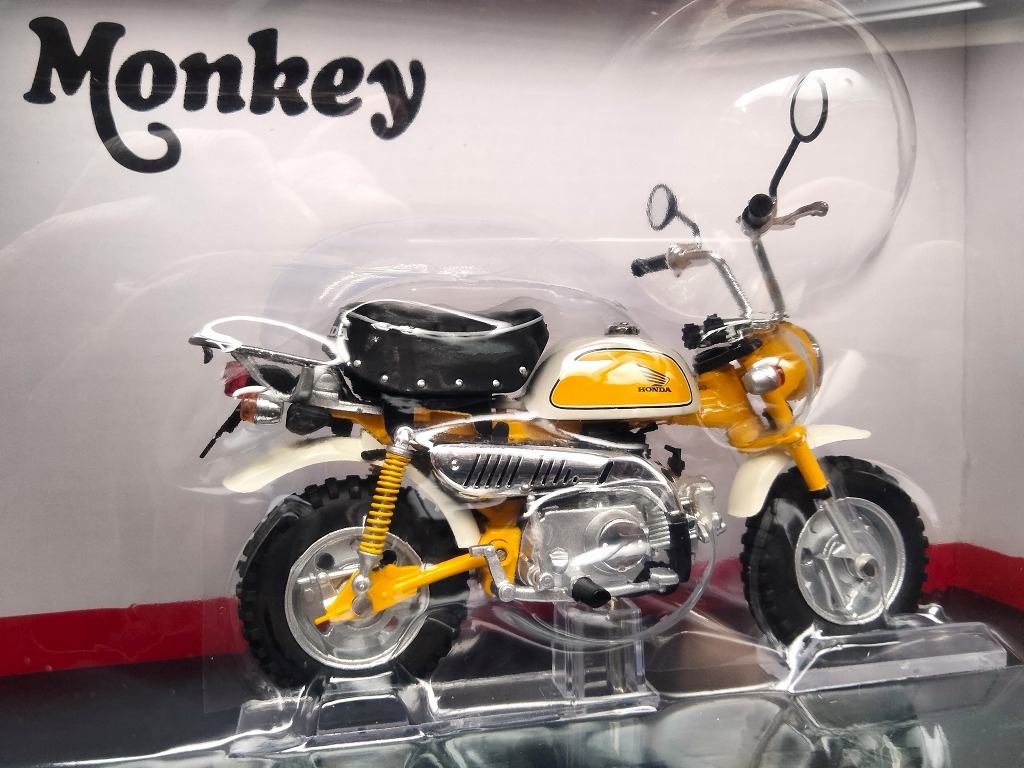  Honda Monkey 50 limited alloy die-cast 1/12 scale unused goods plasma yellow!! * Honda Monkey 50 Limited outside fixed form shipping possible 