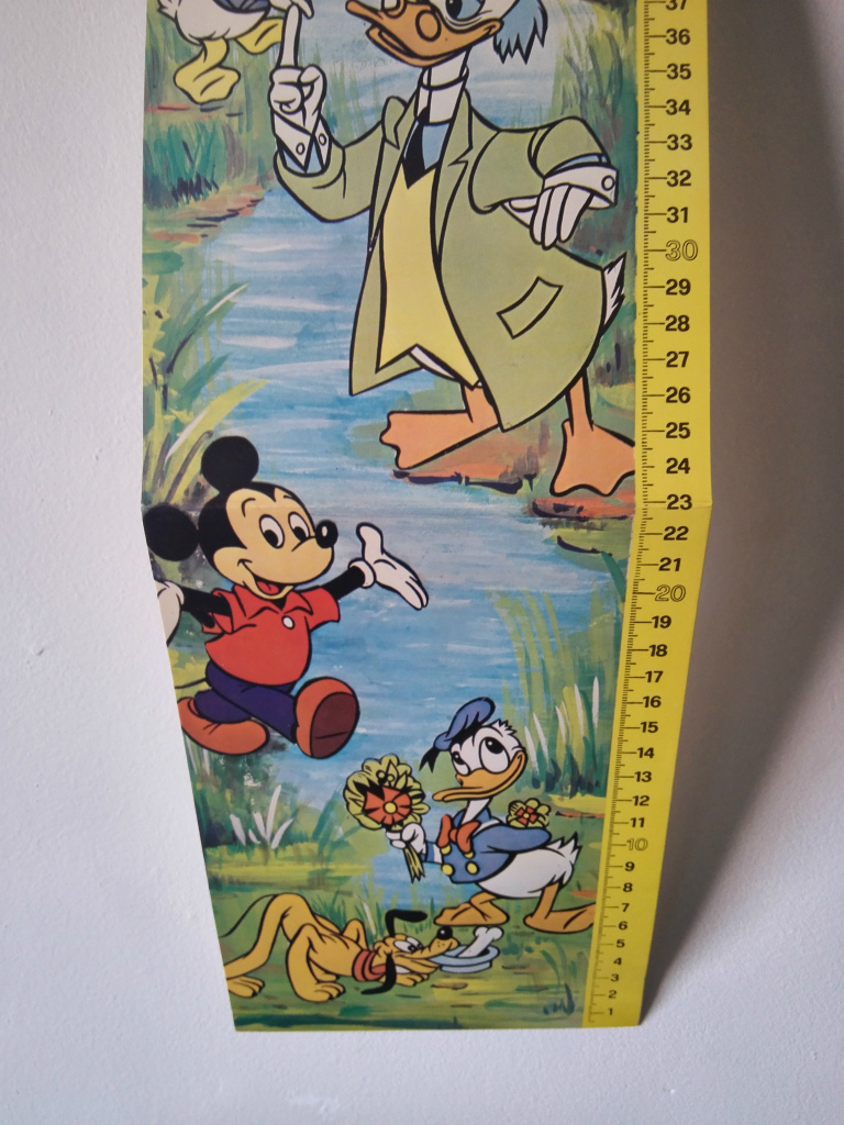 ヤフオク 古い ミッキーマウス こども 身長計 壁掛け キッ