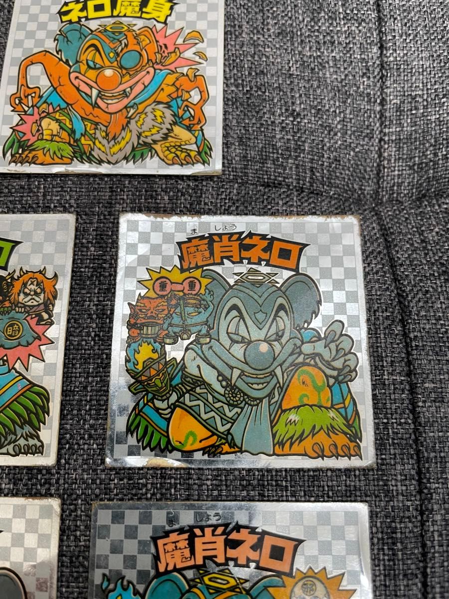 旧ビックリマン ネロ魔身 魔肖ネロ 7枚セット|Yahoo!フリマ(旧 旧ビックリマン ネロ魔身 魔肖ネロ 7枚セット|Yahoo!フリマ(旧