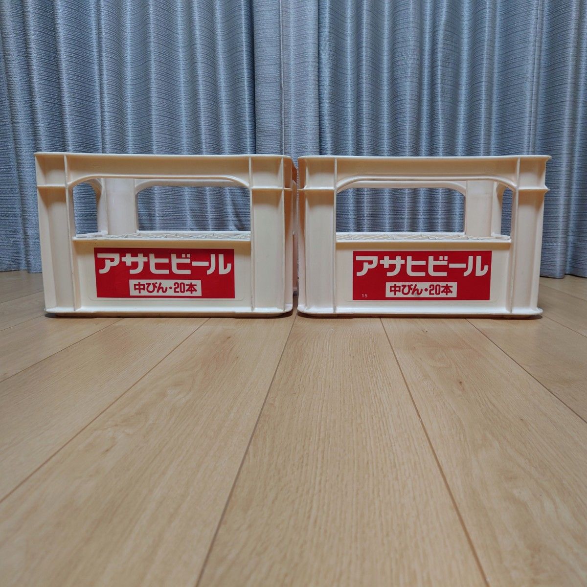 2箱まとめて アサヒビール 昭和レトロ ビールケース 瓶 コンテナ 2箱まとめて アサヒビール 昭和レトロ ビールケース 瓶 コンテナ
