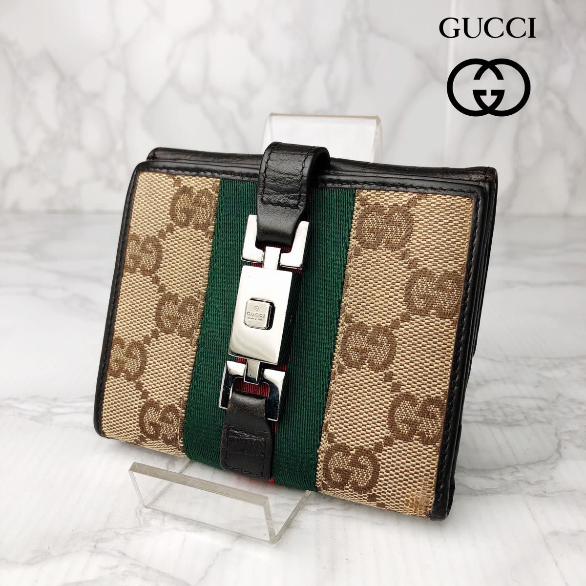 GUCCI オフィディア 財布 二つ折り財布 シェリーライン GG GUCCI オフィディア 財布 二つ折り財布 シェリーライン GG
