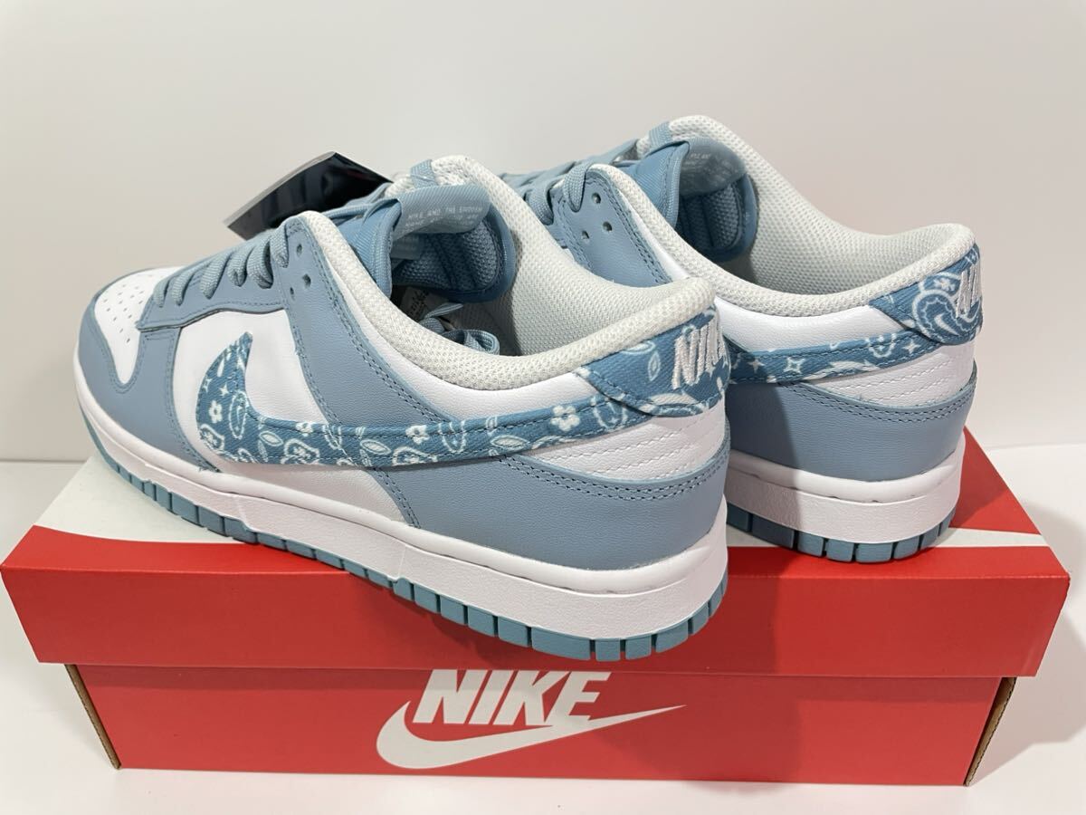 新品】W27㎝/M26 5㎝ Nike WMNS Dunk Low ESS Blue Paisley 新品】W27㎝/M26 5㎝ Nike WMNS Dunk Low ESS Blue Paisley