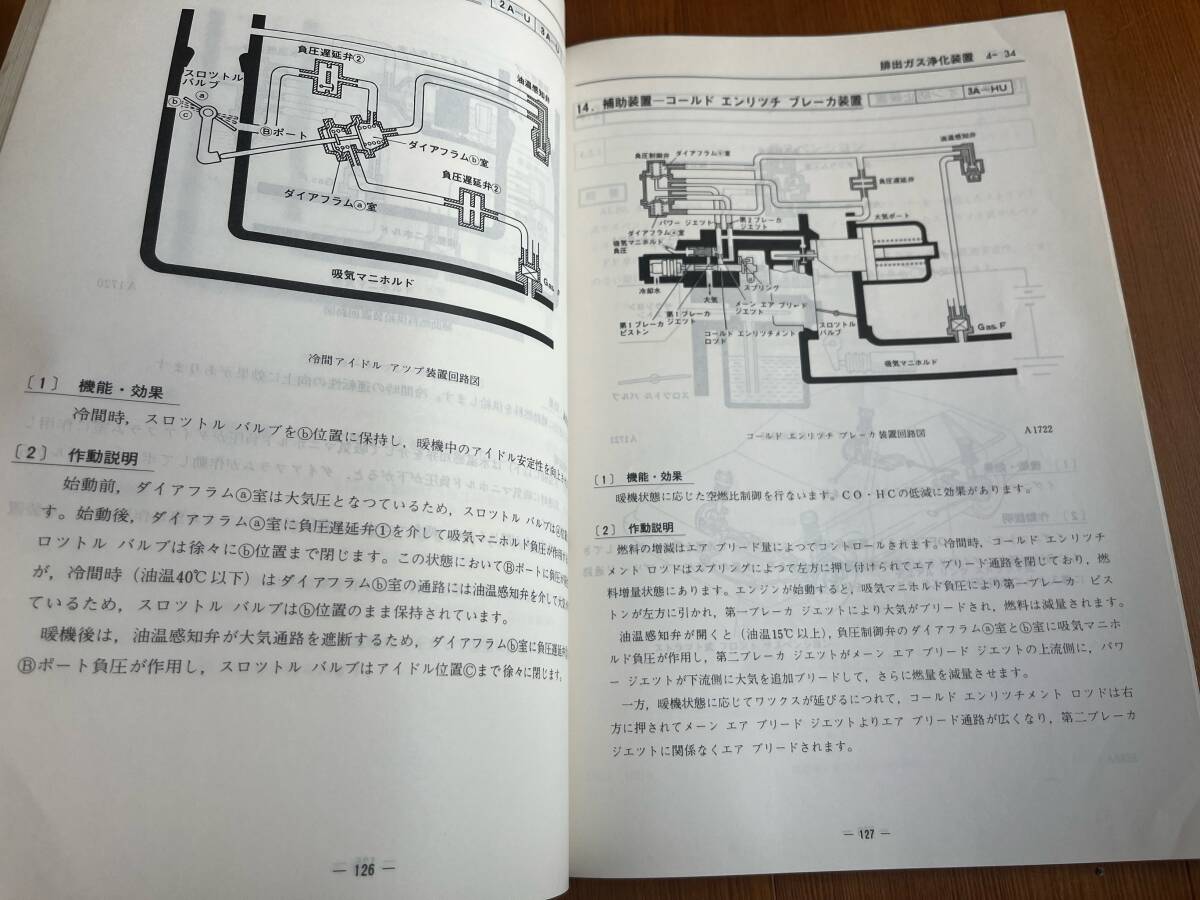コルサ/　トヨタ 新型車解説書 E-AL20 21系 1982-5 61261　修理書