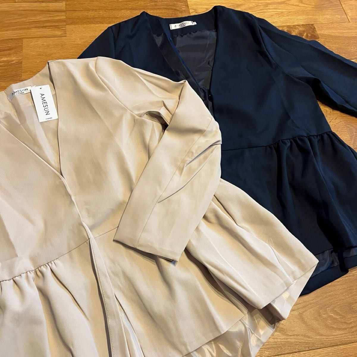 ベージュ L 美シルエット パンツスーツ ペプラム パンツスーツ ベージュ L 美シルエット パンツスーツ ペプラム パンツスーツ
