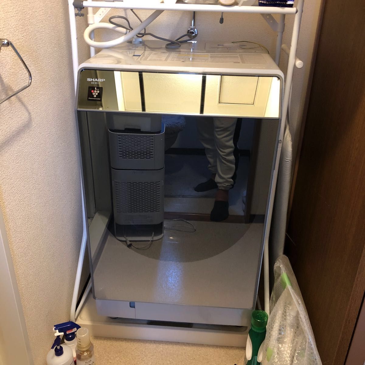 値下げ不可 SHARP ドラム式電気洗濯乾燥機 左開き ES-W111-SL 値下げ不可 SHARP ドラム式電気洗濯乾燥機 左開き ES-W111-SL