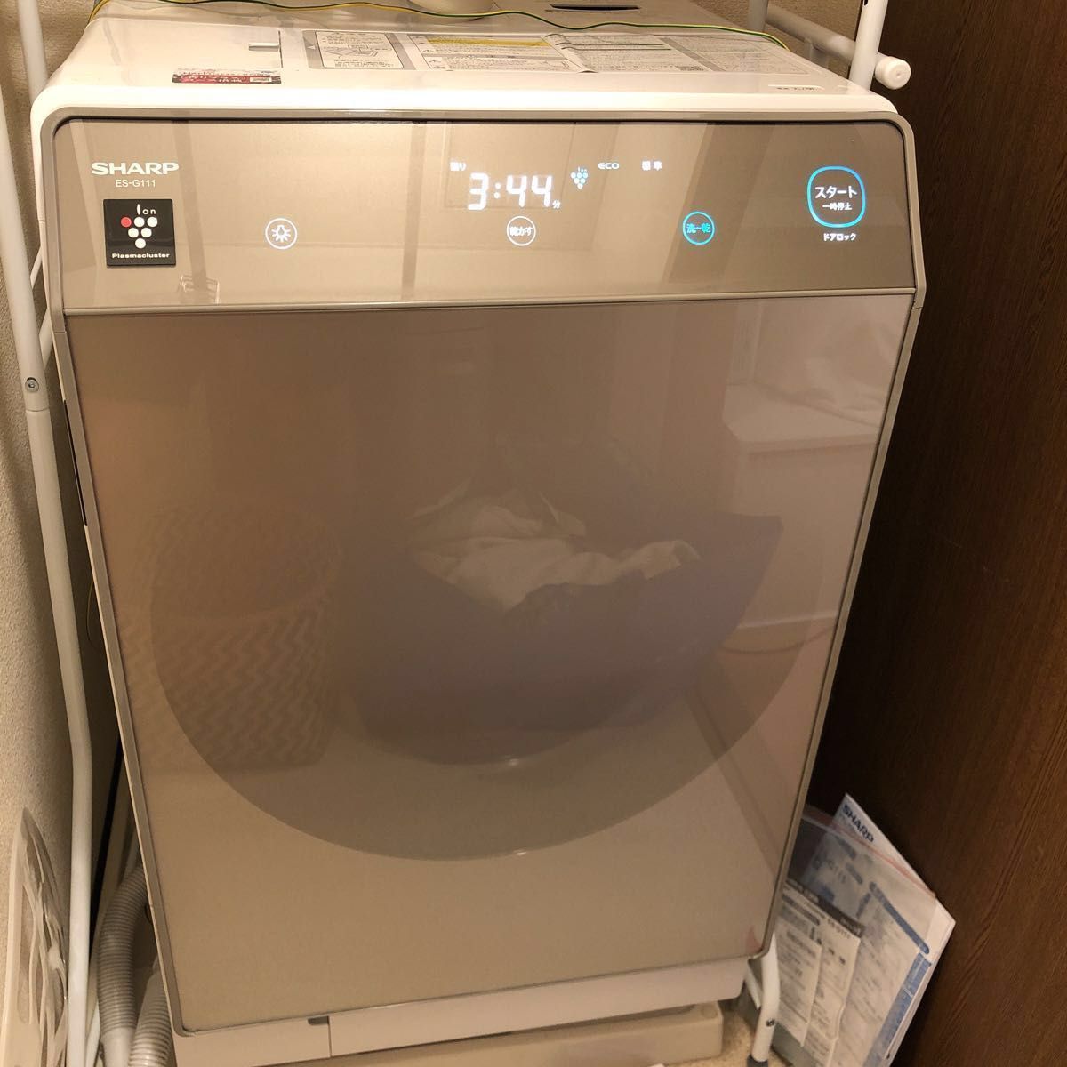 値下げ不可 SHARP ドラム式電気洗濯乾燥機 左開き ES-W111-SL 値下げ不可 SHARP ドラム式電気洗濯乾燥機 左開き ES-W111-SL
