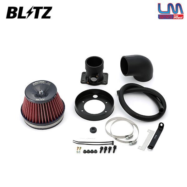 BLITZ ブリッツ サスパワー コアタイプLM レッド エアクリーナー アルテッツァ SXE10 H10.10~ 3S-GE 59057
