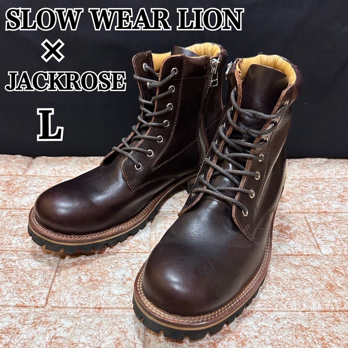 Slow Wear Lion × Jack rose ブーツ サイドジップ スローウェア Slow Wear Lion × Jack rose ブーツ サイドジップ スローウェア