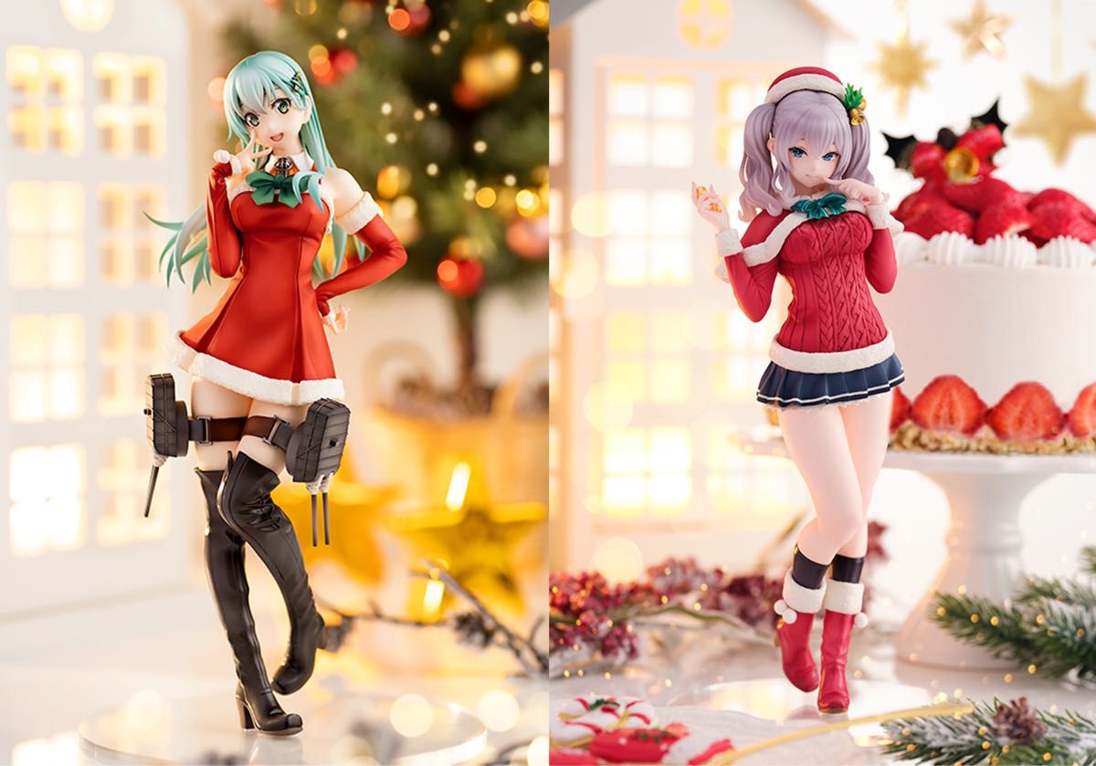 AMAKUNI フィギュア 鹿島 Xmas mode 鈴谷 Xmas mode 艦船これくしょん-艦これ- 国内正規品