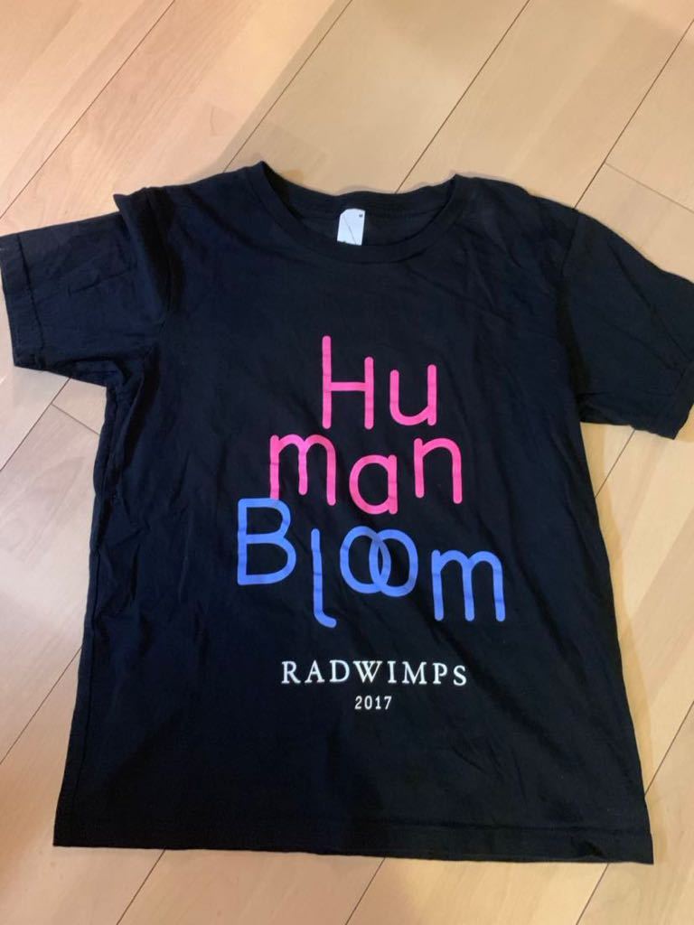 【RADWIMPS】Human Bloom Tour 2017 Tシャツ 黒 Black 君の名は 前前前世 ラッド ライブ ツアー グッズ 野田洋次郎 天気の子 M size_画像1