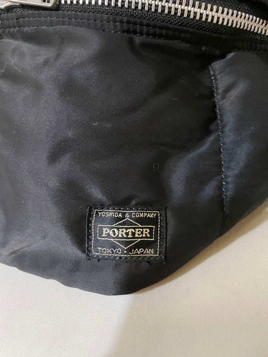 美品 ポーター タンカー ウエストバッグ 黒 ボディバッグ PORTER 美品 ポーター タンカー ウエストバッグ 黒 ボディバッグ PORTER
