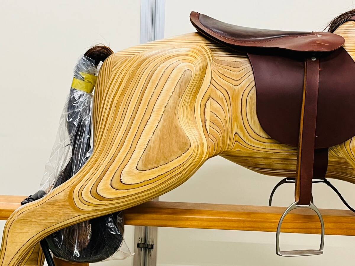  valuable RELKO top class swing wooden horse locking hose New Zealand horse riding . attaching ... strong genuine article. horse. wool great quality 