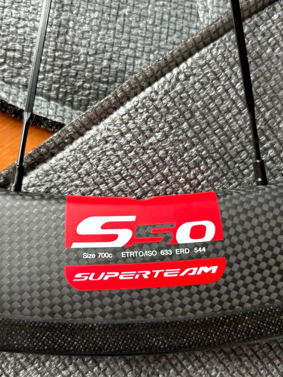 Super team スーパーチーム カーボンホイール 700c 50mmハイト Super team スーパーチーム カーボンホイール 700c 50mmハイト