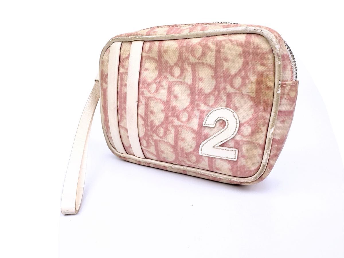 Christian Dior クリスチャン ディオール ポーチ トロッター PVC Christian Dior クリスチャン ディオール ポーチ トロッター PVC