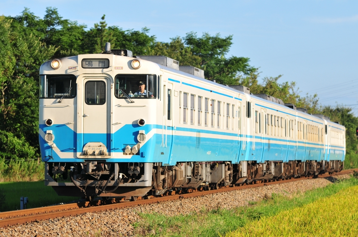 鉄道 デジ 写真 画像 キハ40/47 JR四国 阿波おどり増結 普通列車 8_画像1