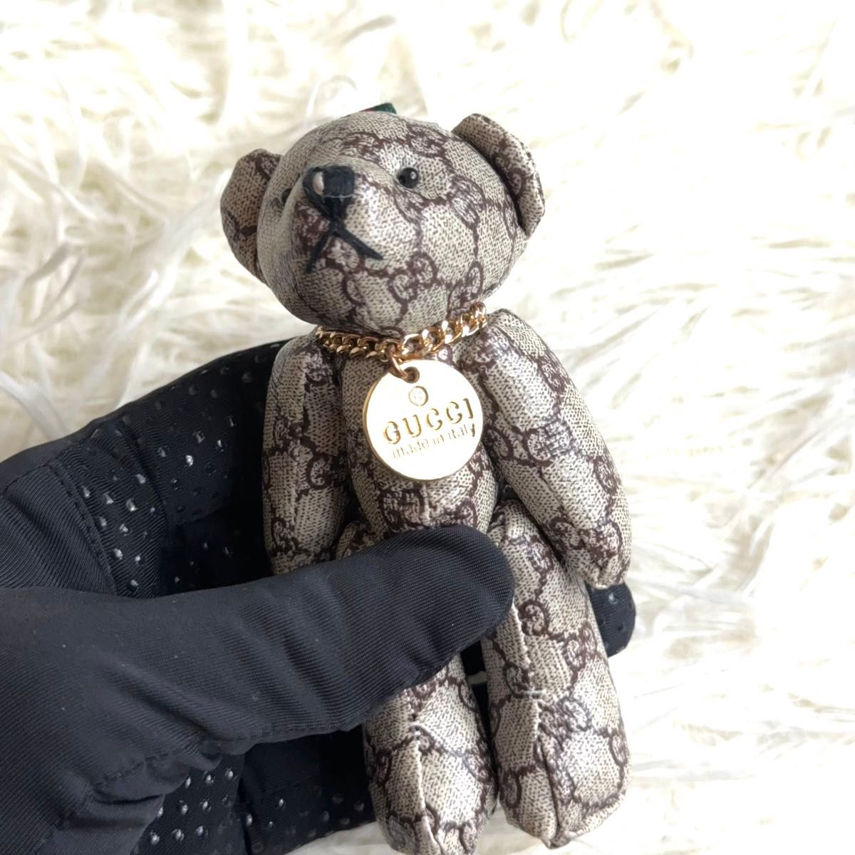 ≫希少品≪ / GUCCI グッチ GGスプリームテディベアキーチャーム ≫希少品≪ / GUCCI グッチ GGスプリームテディベアキーチャーム