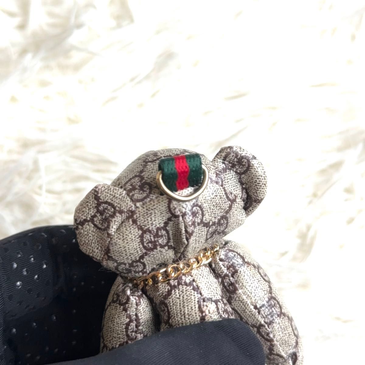 ≫希少品≪ / GUCCI グッチ GGスプリームテディベアキーチャーム ≫希少品≪ / GUCCI グッチ GGスプリームテディベアキーチャーム