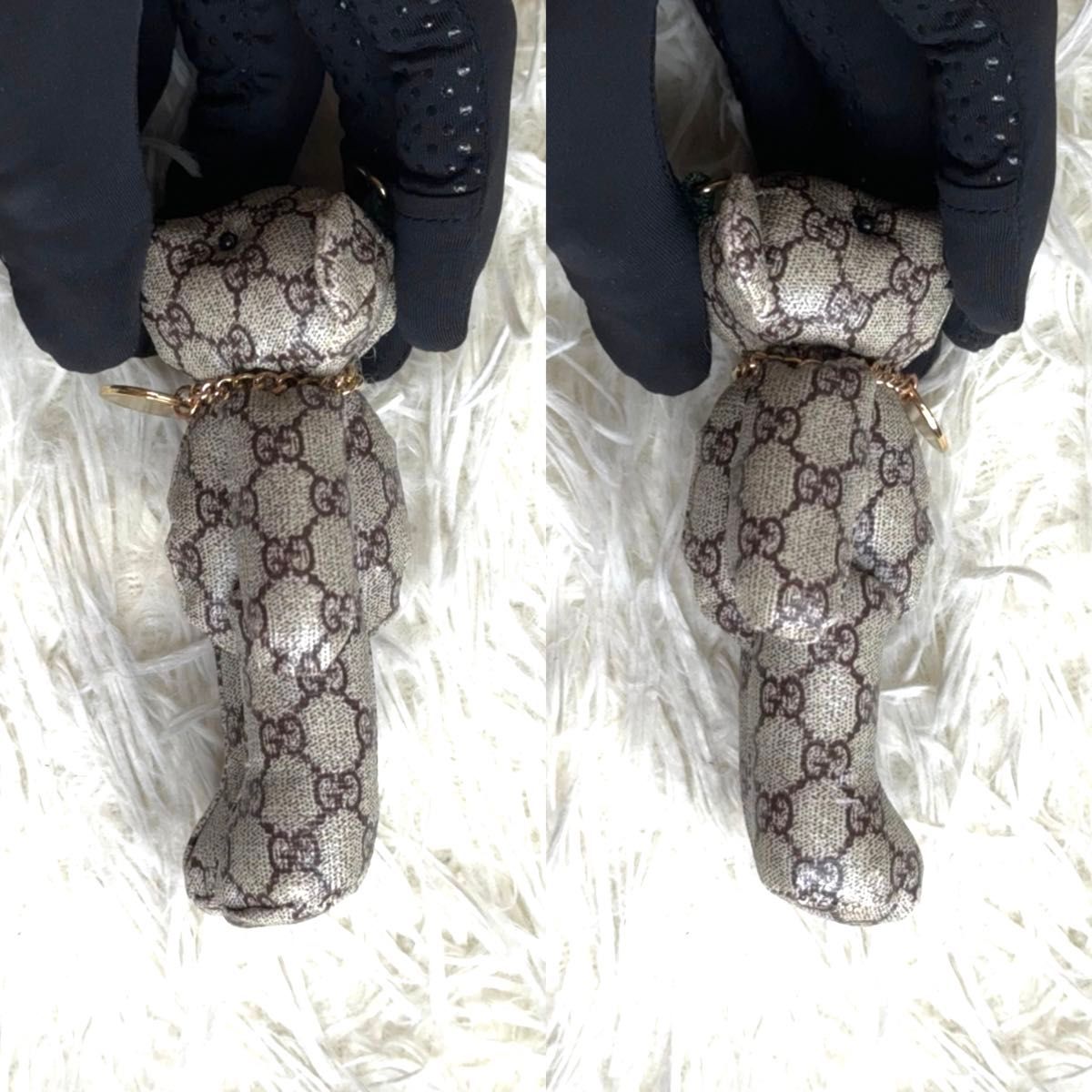 ≫希少品≪ / GUCCI グッチ GGスプリームテディベアキーチャーム ≫希少品≪ / GUCCI グッチ GGスプリームテディベアキーチャーム