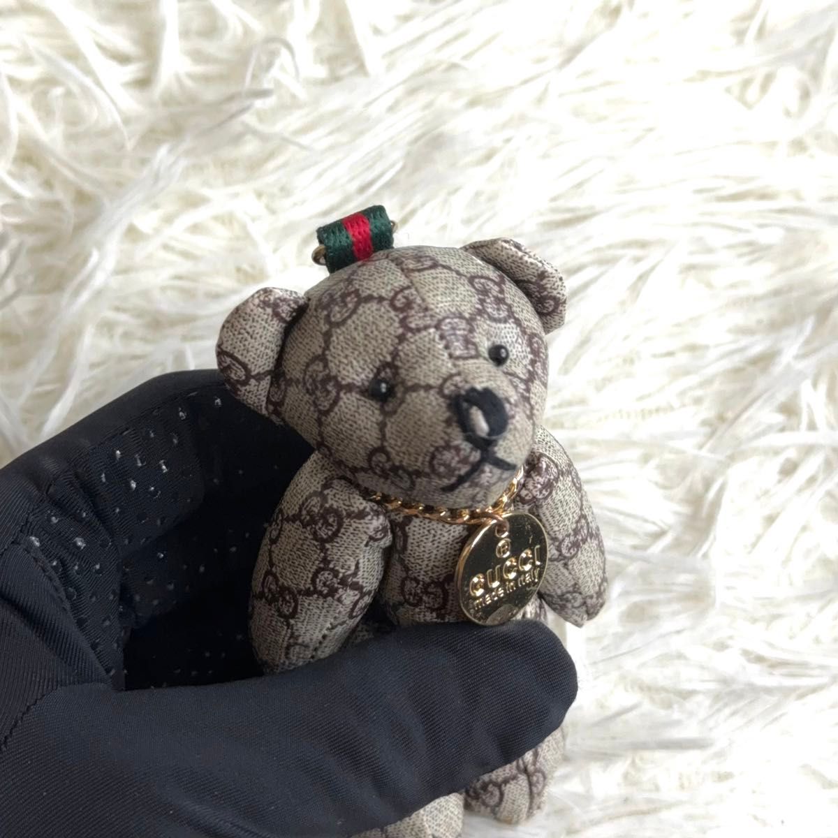 ≫希少品≪ / GUCCI グッチ GGスプリームテディベアキーチャーム ≫希少品≪ / GUCCI グッチ GGスプリームテディベアキーチャーム